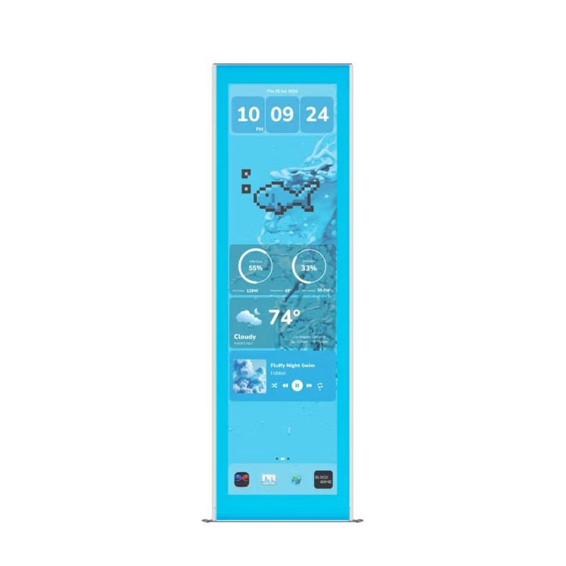 aggiornamento display touch hyte per y70 15'' blu [acc-hyte-lk-y7tti-bmÂ ]