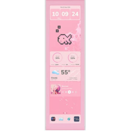 aggiornamento display touch hyte per y70 15'' rosa [acc-hyte-lk-y7tti-smÂ ]