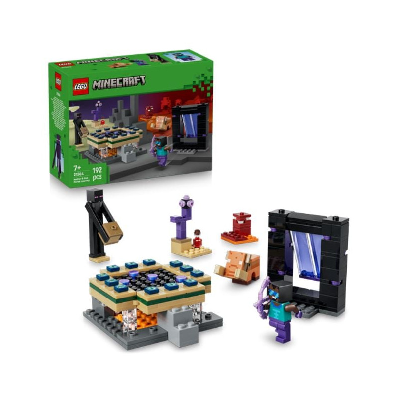 gioco di societa' lego minecraft 21584 multicolore 192pz [wplgps0ugi21584]