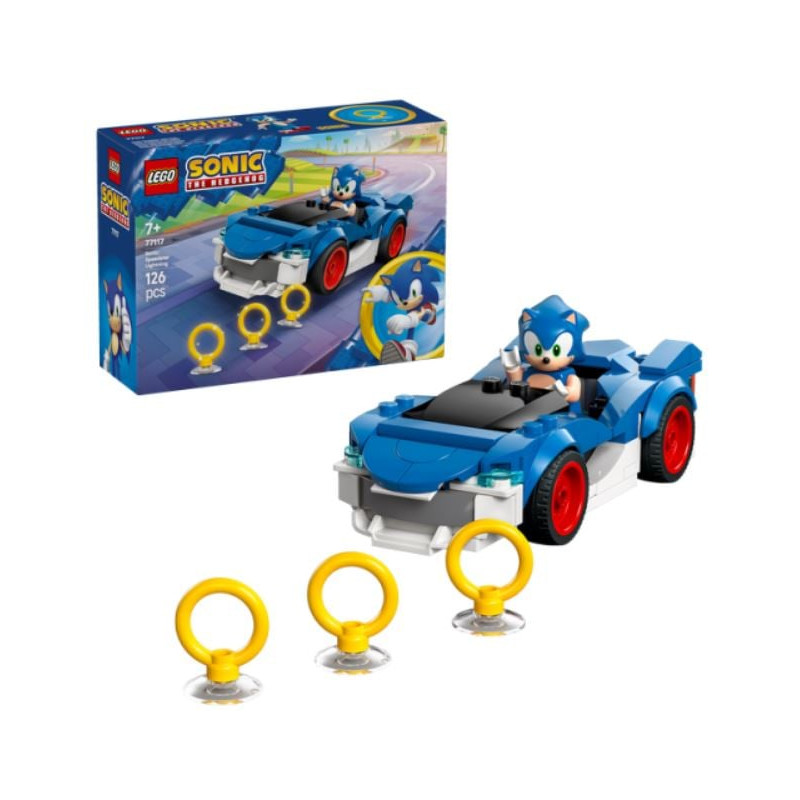 gioco da construzione lego sonic multicolore 125pz [wplgps0ugi77117]