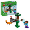 gioco da costruzione lego minecraft steve's taiga adventure multicolore