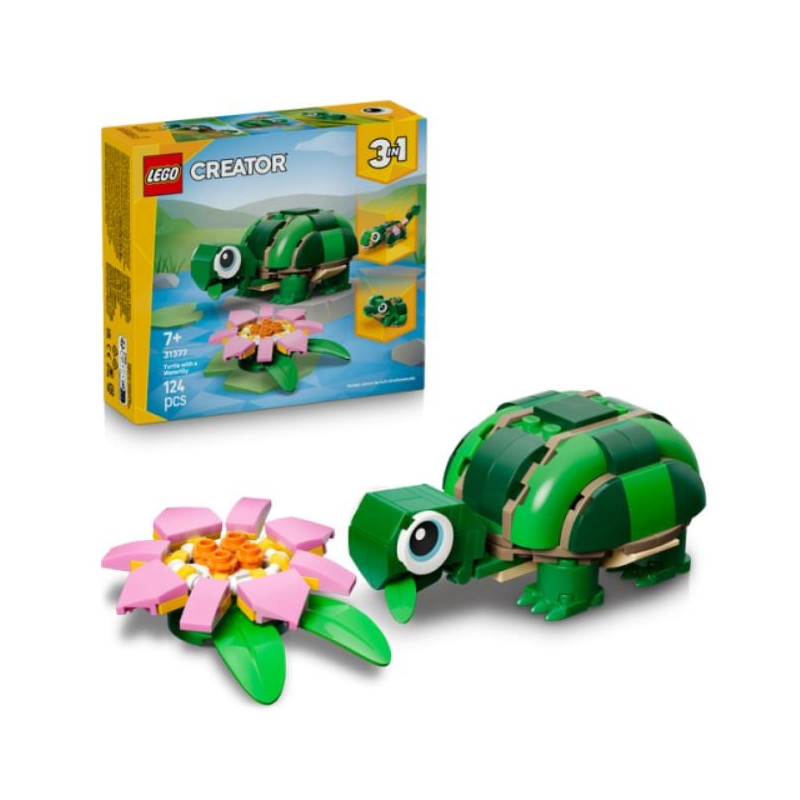 gioco da costruzione lego creator 3in1 multicolore 124pz [wplgps0ug031377]