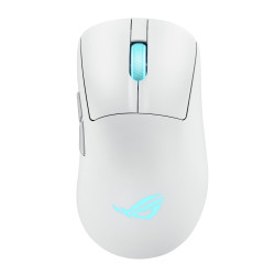 mouse asus rog keris ii wireless ottico 42000dpi bianco [90mp04a0-bmua10]