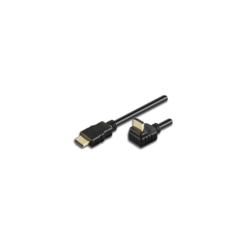 Cavo hdmi high speed c/ethernet angolato, 5 m