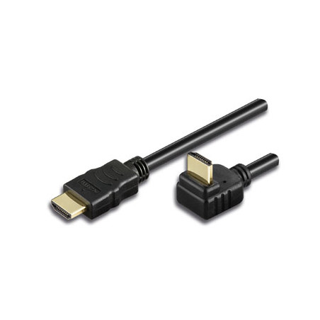 Cavo hdmi high speed c/ethernet angolato, 5 m