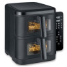 friggitrice ad aria calda severin fr 2468 doppio 11l 2800w nero [2468]