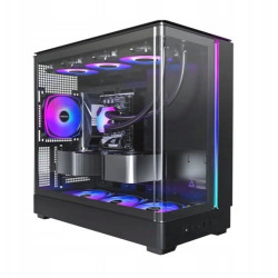 case montech king 15 pro rgb vetro temperato mini-tower matx