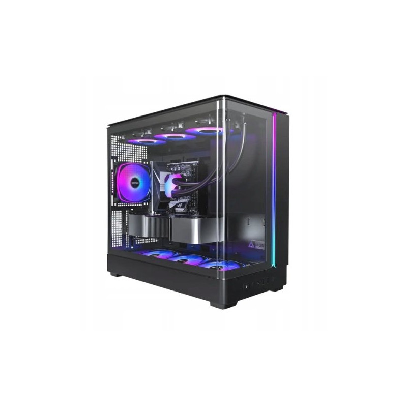 case montech king 15 pro rgb vetro temperato mini-tower matx
