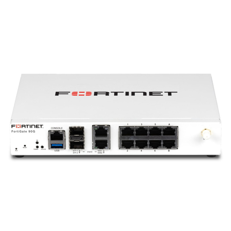 firewall fortinet fortigate 90g 8xge rj45 27.9gbps bianco [fg90g]