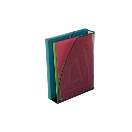 Portariviste alba mesh nero in rete metallica [meshmag/n]