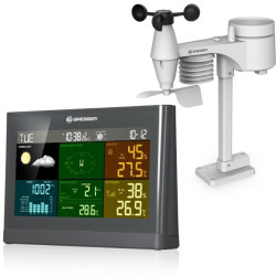 stazione meteo bresser 7002550qt5000 5in1 con sensore esterno multifunzionale