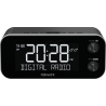 radiosveglia albrecht dr 455 con asa dab+ e fm 5" nero [27455]