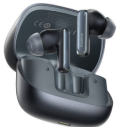 auricolari baseus bowie m2s ultra true wireless bluetooth 5.4 nero