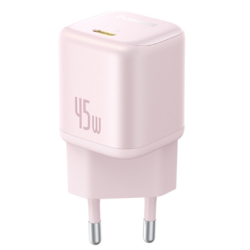 alimentatore da rete baseus picogo gan usb-c 45w rosa [p10176800413-00]