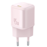 alimentatore da rete baseus picogo gan usb-c 45w rosa [p10176800413-00]