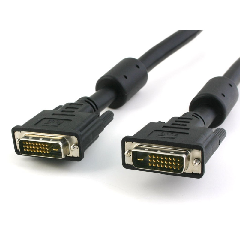 Cavo dvi digitale dual link (dvi-d) con ferrite 2 mt.