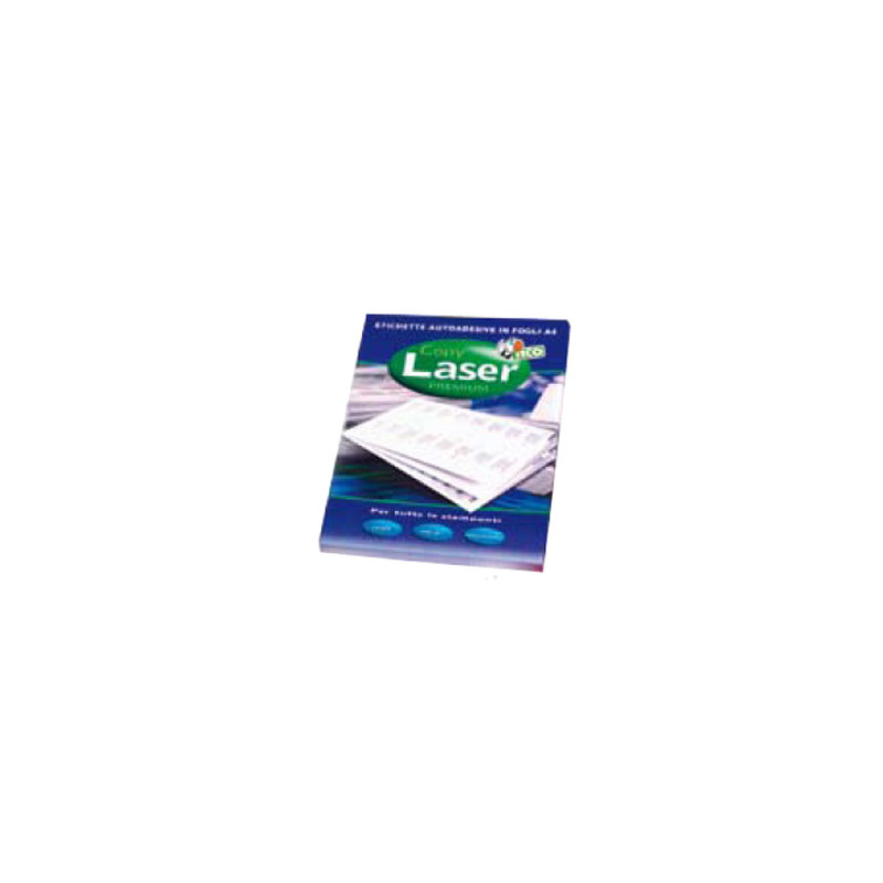 etichette tico verde fluo 70 fogli a4 44 etichette/foglio 47,5x25,5