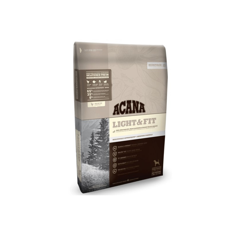 cibo per cani acana adult light & fit 11.4kg