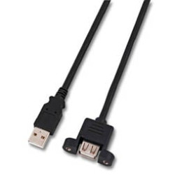 Cavo usb 2.0 a maschio/a femmina da pannello 1 m