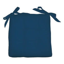 cuscino soft con lacci per sedia 40x40 - blu - olibo'