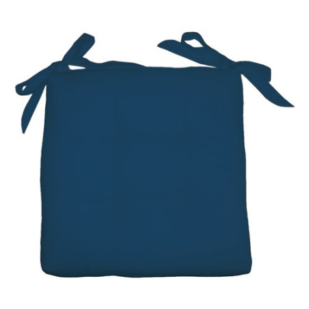 cuscino soft con lacci per sedia 40x40 - blu - olibo'