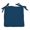 cuscino soft con lacci per sedia 40x40 - blu - olibo'
