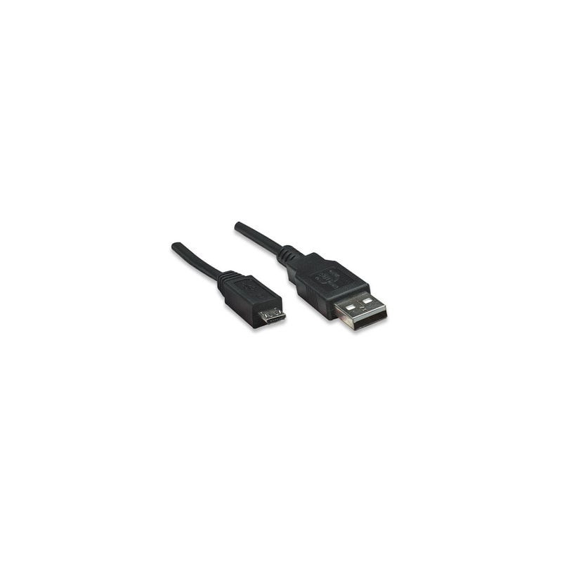 Cavo usb 2.0 a maschio/micro b maschio 0,5 m nero
