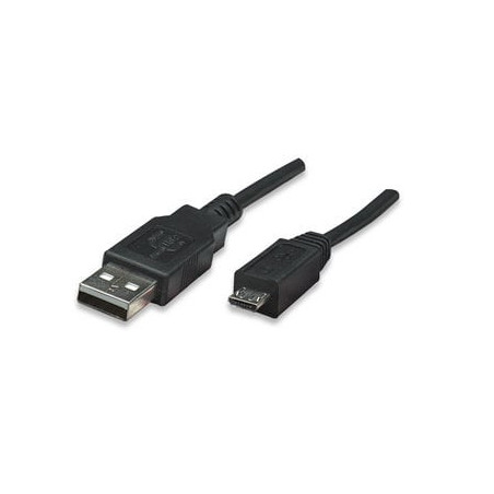 Cavo usb 2.0 a maschio/micro b maschio 1,8 m nero