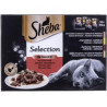 cibo umido per gatti sheba selection in sauce juicy flavors 12x85