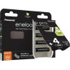 batterie ricaricabili panasonic eneloop pro bk-4hcdec aaa 950mah