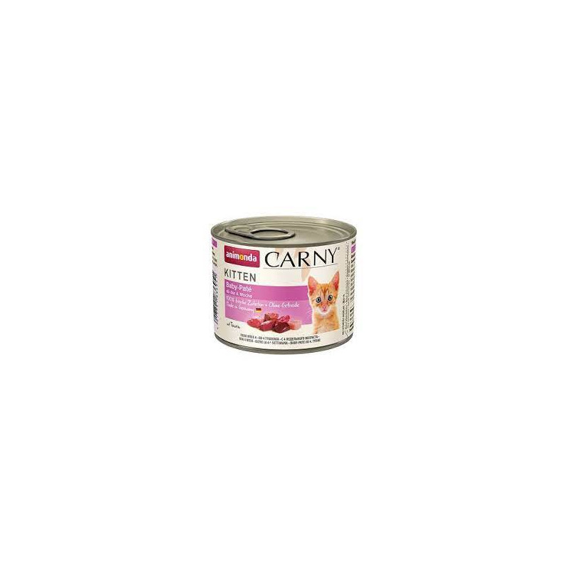 cibo umido per gatti animonda carny baby-pate con manzo e pollo
