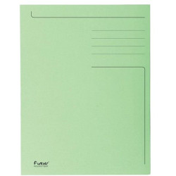 cartella in cartone exacompta 50pz verde [449013e]