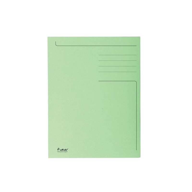 cartella in cartone exacompta 50pz verde [449013e]