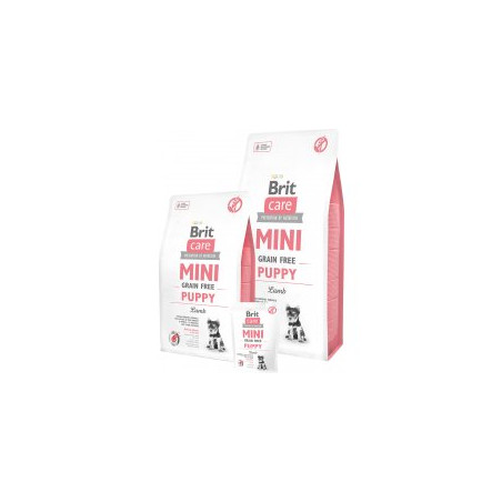 cibo secco brit care mini grain-free hypoallergenic agnello per