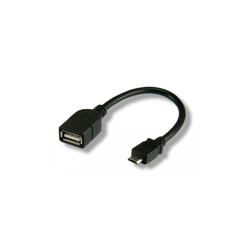 Cavo usb2.0 otg a femmina//micro b maschio 0.2 m