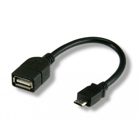 Cavo usb2.0 otg a femmina//micro b maschio 0.2 m