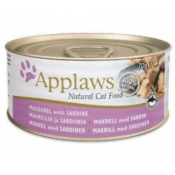 cibo umido applaws sgombro e sardine per gatti adulti 70g