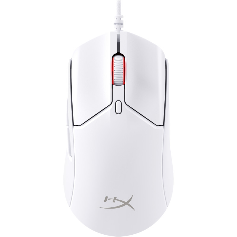 mouse hyperx pulsefire haste 2 wired gaming 26000dpi 6 tasti bianco