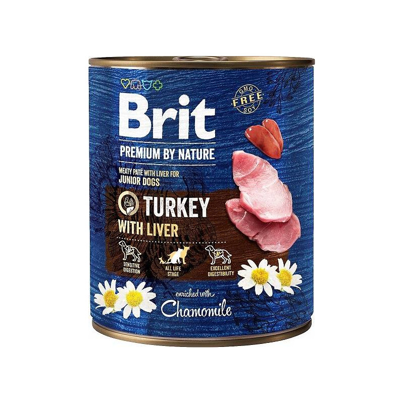 cibo per cani brit premium by nature turkey 800g