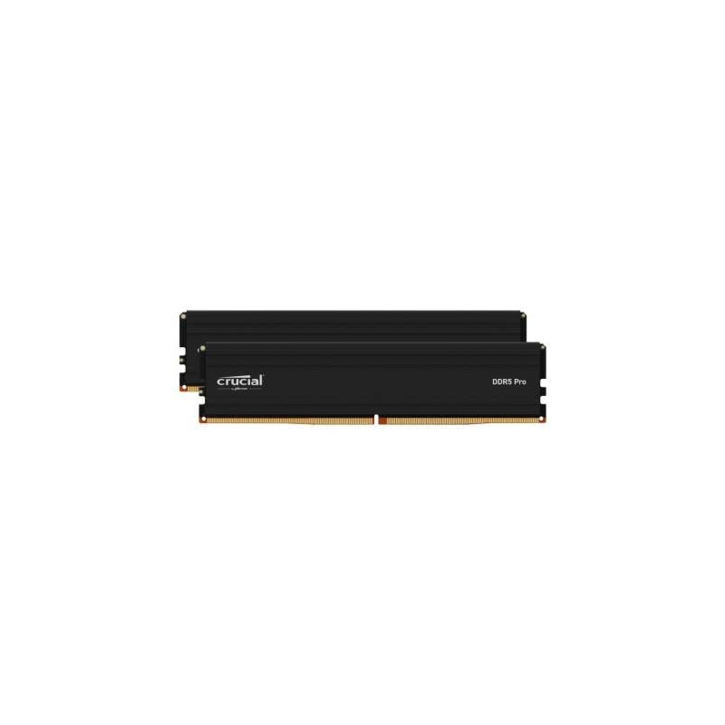 ram udimm ddr5 96gb crucial pro 2x 48gb 5600mhz cl46 1.1v nero [sacrc509656cp20]