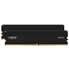 ram udimm ddr5 96gb crucial pro 2x 48gb 5600mhz cl46 1.1v nero [sacrc509656cp20]