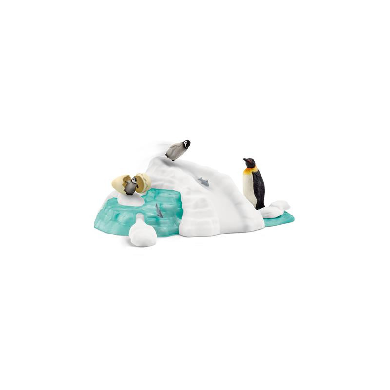 schleich wild life penguin family spa multicolore [42661]