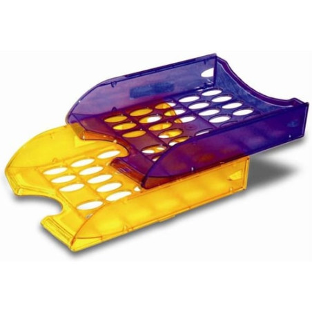 Portacorrispondenza fellowes e040 azzurro trasparente modula [e040ta]