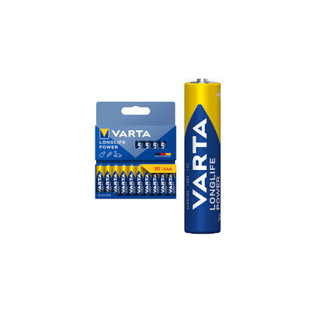 pile ricaricabili varta longlife power mignon aa lr 6 1x20 [04906