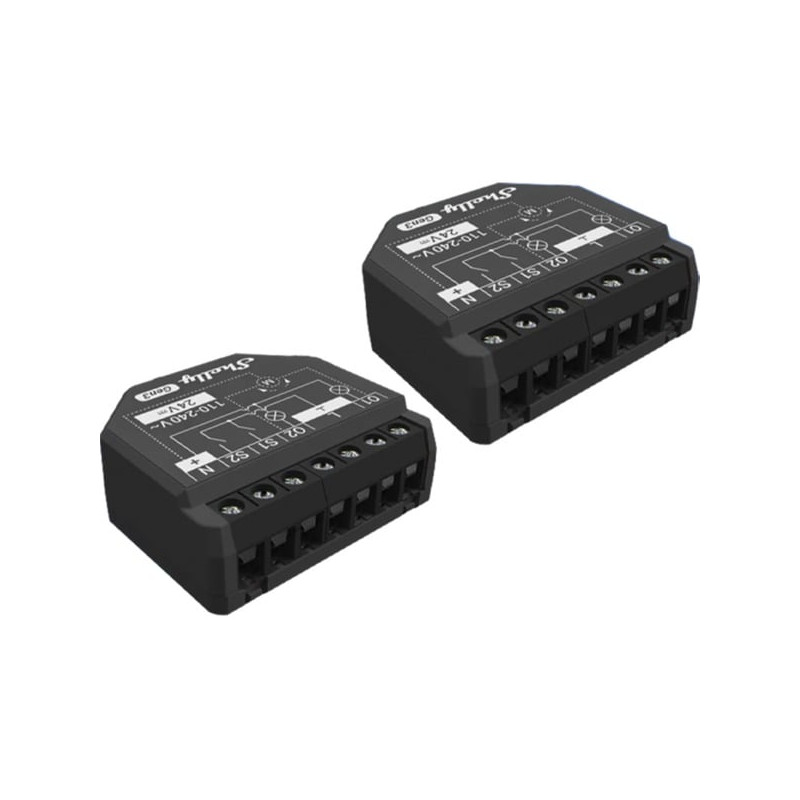 attuatore di misurazione a commutazione shelly 2pm gen3 2 canali