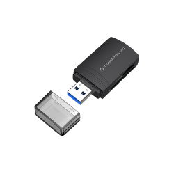 lettore di schede conceptronic usb-a nero [bian06b]