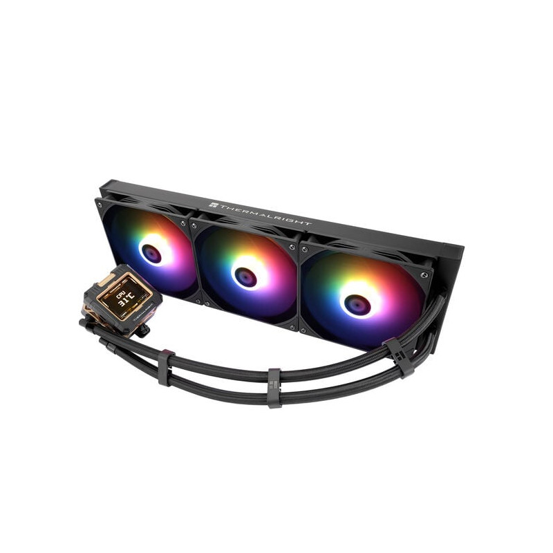 dissipatore cpu a liquido thermalright frozen warframe 420mm nero