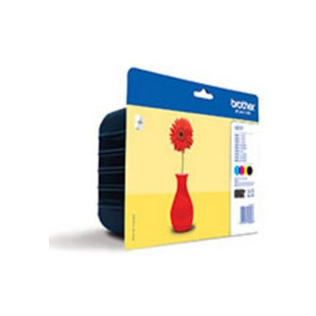 Cartuccia brother lc-121valbpdr multipack (ciano, magenta, giallo,