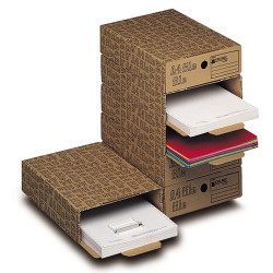 scatola archivio in cartone king mec a4 file ( 286) 26x8x35cm acco