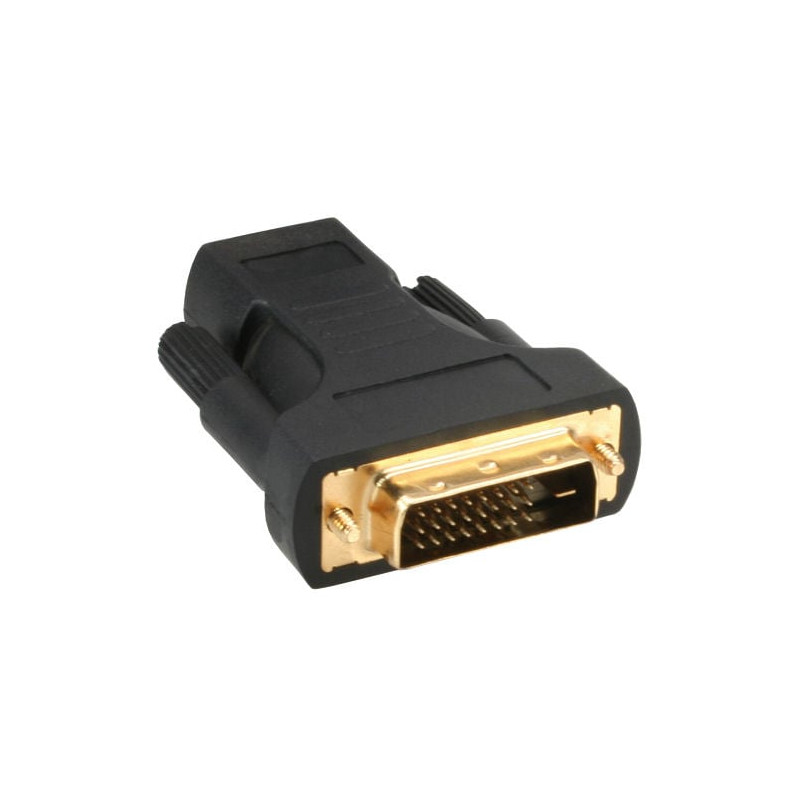 inline adattatore hdmi 19pin type-a femmina a dvi-d 24+1